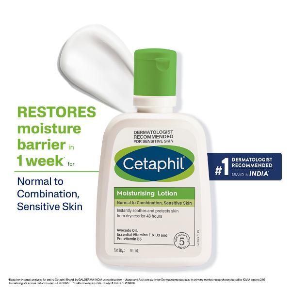 Netmeds | Cetaphil Moisturizing Lotion Normal to Combination - Sensitive Skin 100 ml