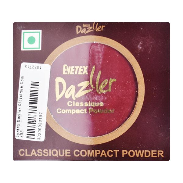 Eyetex Dazller Classique Compact Powder- 8010 Dusky 9 gm - Compact Powder