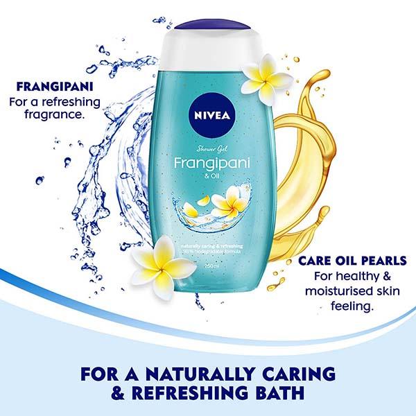 NIVEA Frangipani & Oil Shower Gel 500 ml - Shower Gels & Body Wash