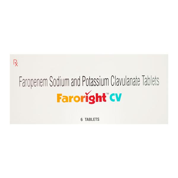 FARORIGHT CV Tablet 6's - Bacterial Infections-OBL
