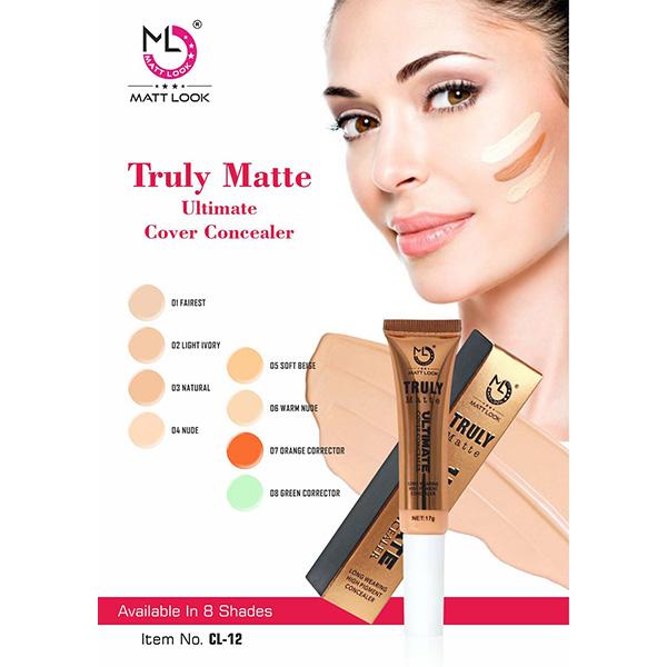 Matt Look Truly Matte Ultimate Cover Concealer, Natural 17 gm - Concealer