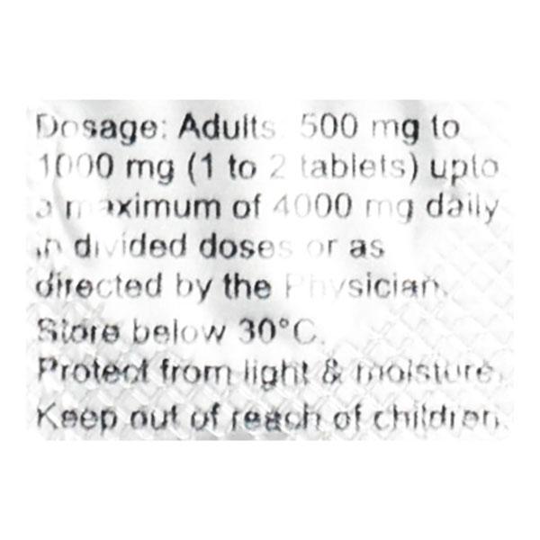 Cipmol 500mg Tablet 10'S - Fever-Ana