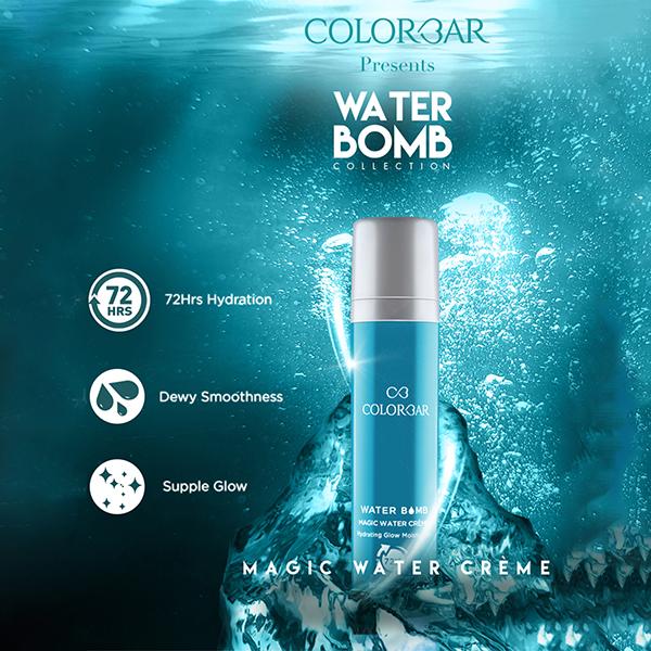Colorbar Water Bomb Magic Water Creme Hydrating Glow Moisturiser 30ml - Day Cream