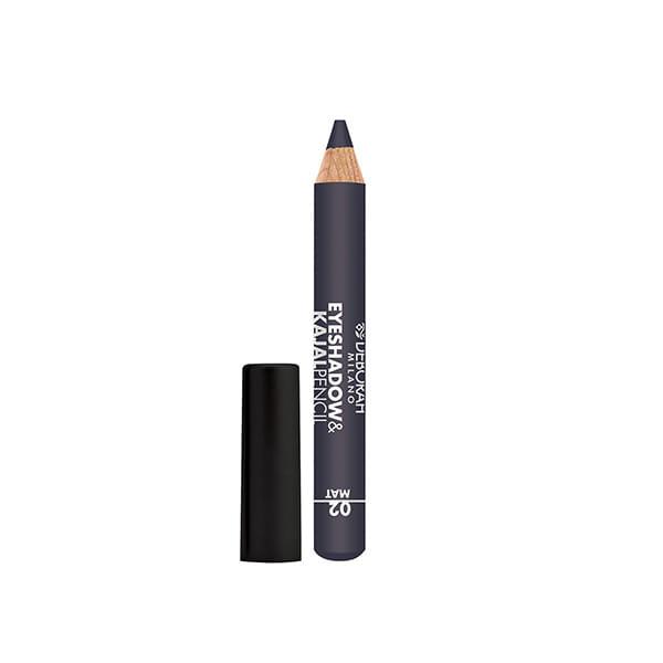 Deborah Milano Eyeshadow&Kajal Pencil - 02 Mat Grey 5 gm