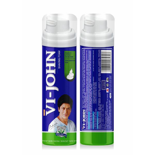 Netmeds | Vi-John Sensitive Skin Shaving Foam - Pack of 3 x 250 gm