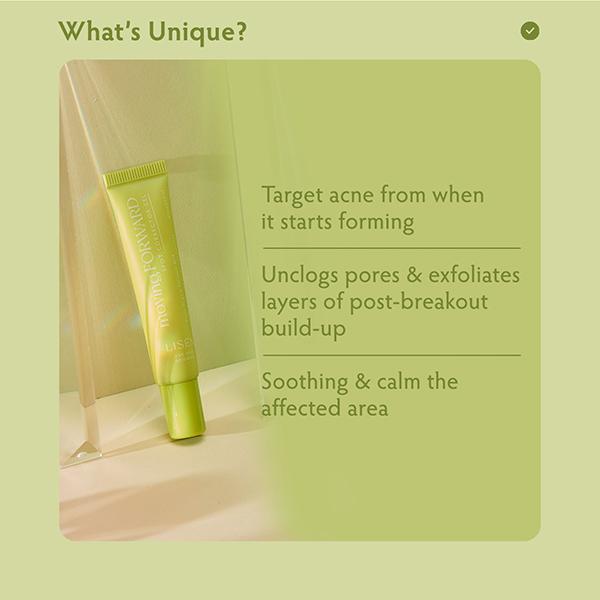 LISEN Moving Forward Light Weight Spot Corrector Gel, with Phyto Oligo for Acne, Spots 15 gm - Face Moisturizers