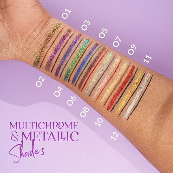 Charmacy Milano Duo Drama Eyeliner - Multichrome & Metallics - 01 1's - Eyeliners