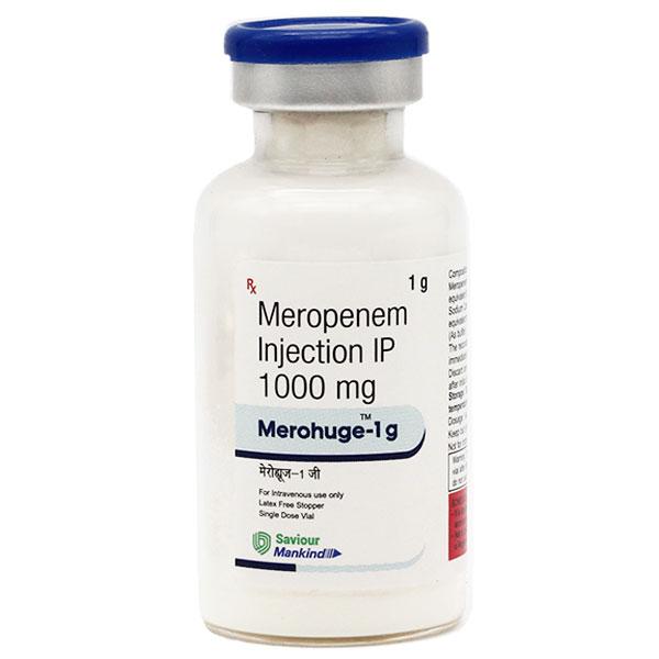 MEROHUGE 1gm Injection 1's - Bacterial Infections-OBL