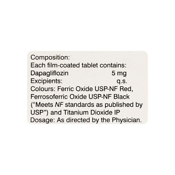 GLUFLOZIN 5 Tablet 15's - Diabetes-Ant