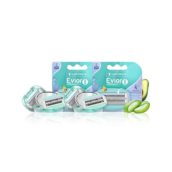 Netmeds | LetsShave Evior 6 Body Shaving Razor Blade - Women 4's