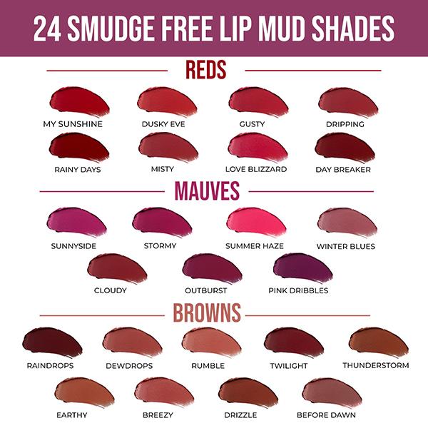 Insight Cosmetics Smudge Free Lip Mud - Gusty 3.5 ml - Liquid Lipsticks