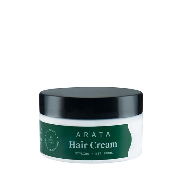 Netmeds | Arata Natural Styling & Hold Hair Cream With Organic Flaxseed & Olive Oil 100 ml