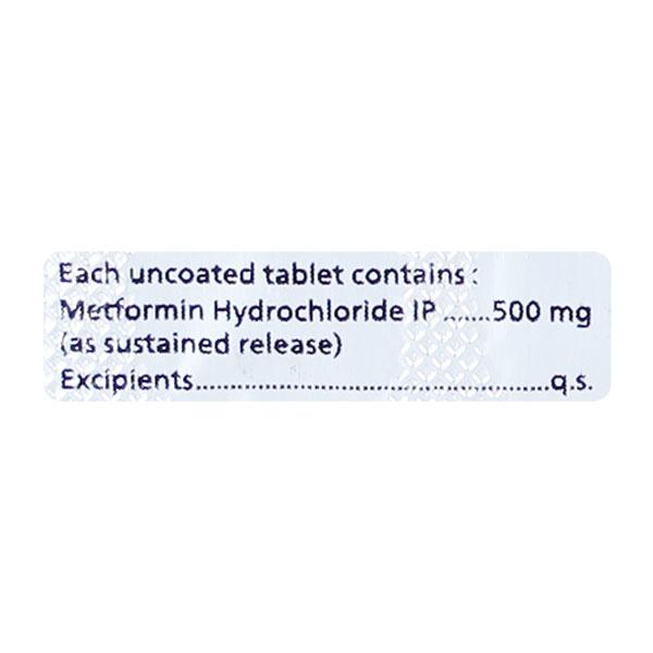 GLYCINOVA SR 500mg Tablet 10's - Diabetes-Ant