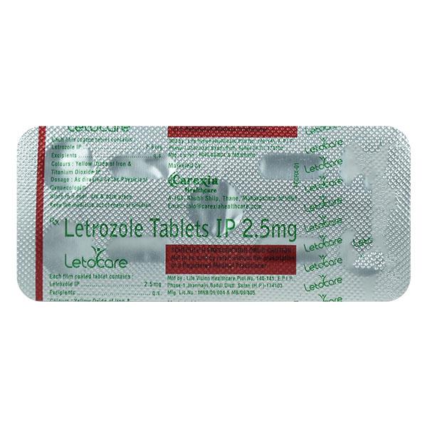 LETOCARE 2.5 Tablet 5's - Cancer Oncology-Hor