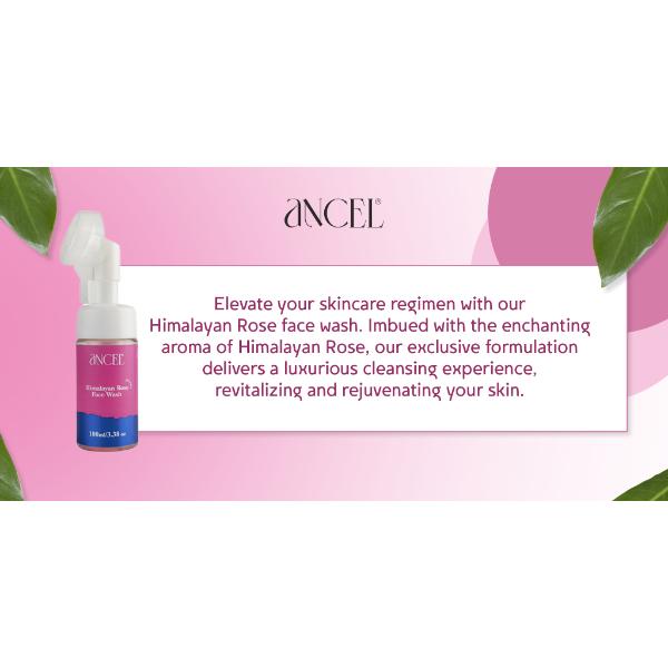 Ancel Himalayan Rose Foaming Face Wash 100 ml - Face Washes