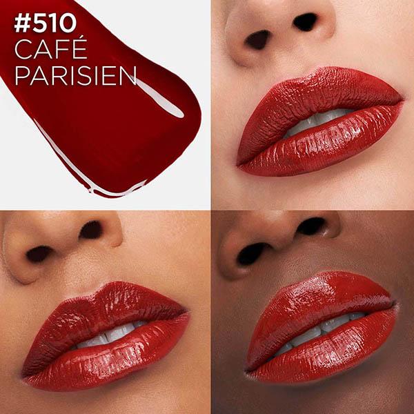 Loreal Paris Infallible Laque Resistance Lacquer-Like Shine, 16H Longwear, 510 Cafe Parisien 4 ml - Liquid Lipsticks