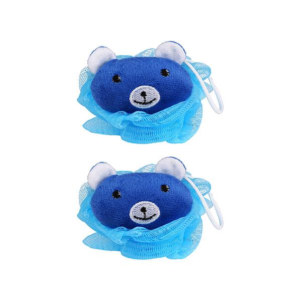 Netmeds | Vega Kids Bath Sponge, Pink/Blue 2's