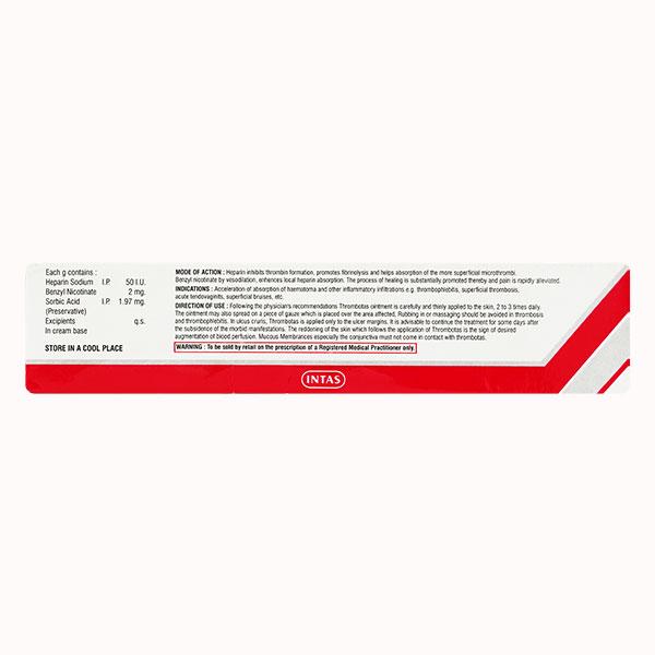 THROMBOTAS Ointment 20gm - Blood Clot-Ant