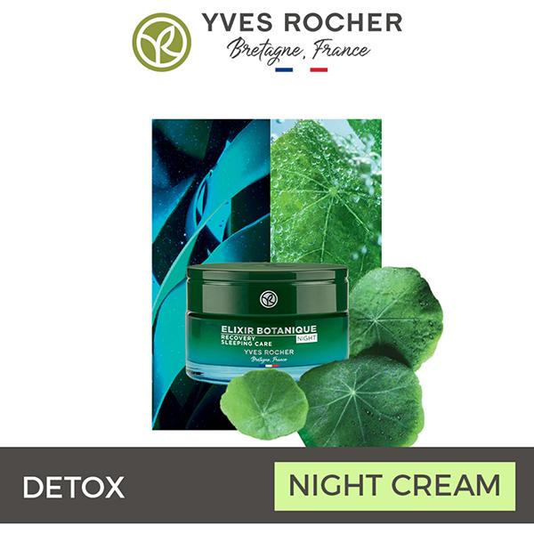 Yves Rocher Elixir Botanique - Repairing Anti-Pollution Night Care 50 ml - Night Cream