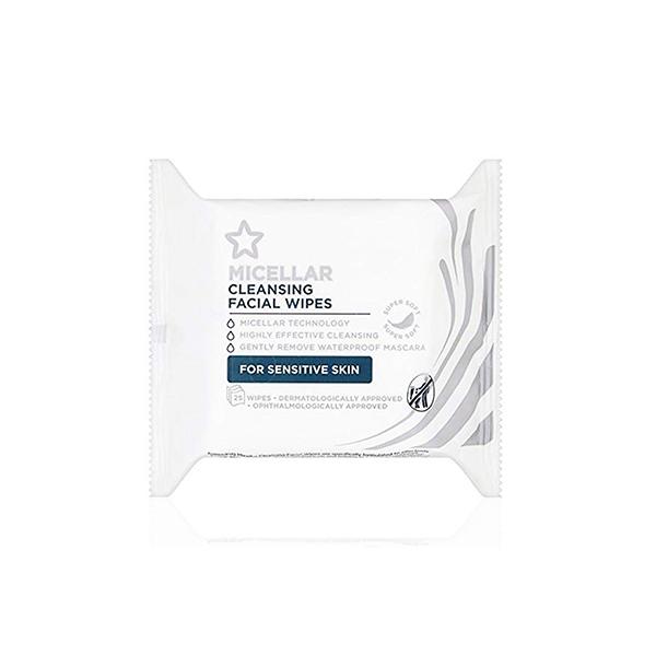 Superdrug Micellar Water Facial Wipes Pulls 25's - Facial Kits
