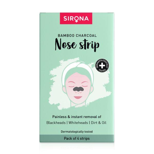 Netmeds | Sirona Nose Strip - Bamboo Charcoal (Pack of 4)