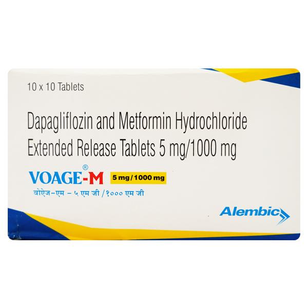 VOAGE M 5/1000 Tablet 10's - Diabetes-Ant