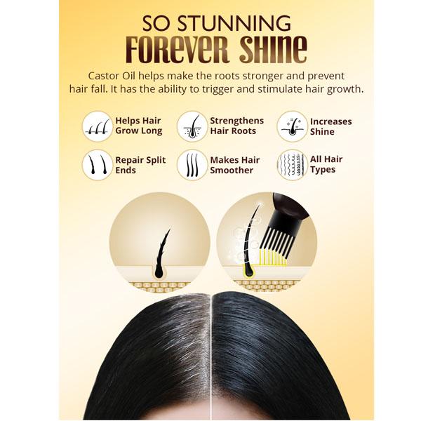 Spantra Castor Hair Oil 200 ml - Hair Oils