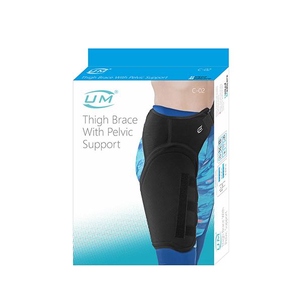 Netmeds | UM Thigh Brace with Pelvic Support (C02) (S) - Left