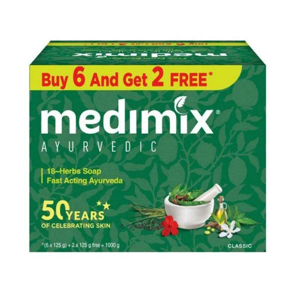 Medimix Ayurvedic Classic 18 Herbs Soap 8s - Soaps