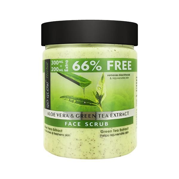 Netmeds | Berina Go Glow By Berina Aloevera & Tea Tree Extract Face Scrub 500 ml