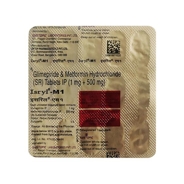 Netmeds | Isryl M 1Mg Tablet 15's