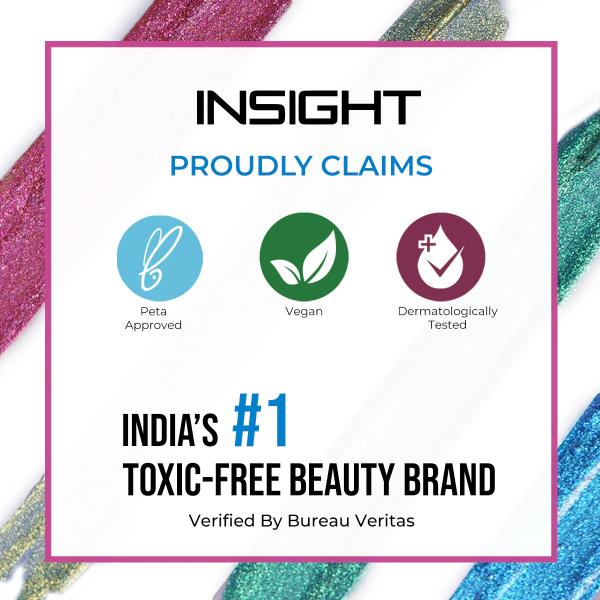 Insight Cosmetics Smudge Free Holographic Eyeliner - Turquoise Illusion 5 gm - Eyeliners