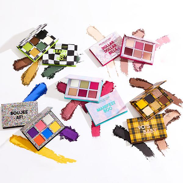 Makeup Revolution Power Eyeshadow Palette 90's Baby 6.6 gm - Eye Shadow Palettes