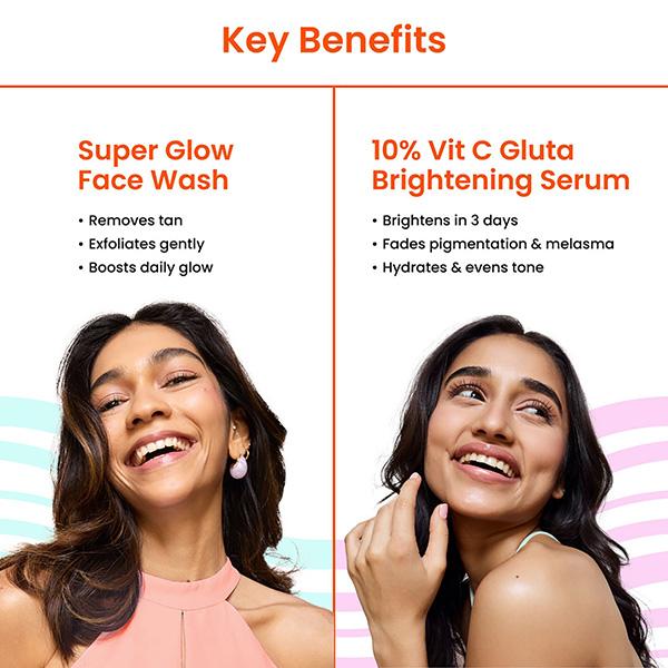 Foxtale Forever Glow Combo - Brighter, Even & Sun-Protected Skin 1's - Facial Kits