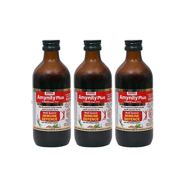 Netmeds | Aimil Amynity Plus Sugar Free Liquid (Pack of 3 x 200 ml)