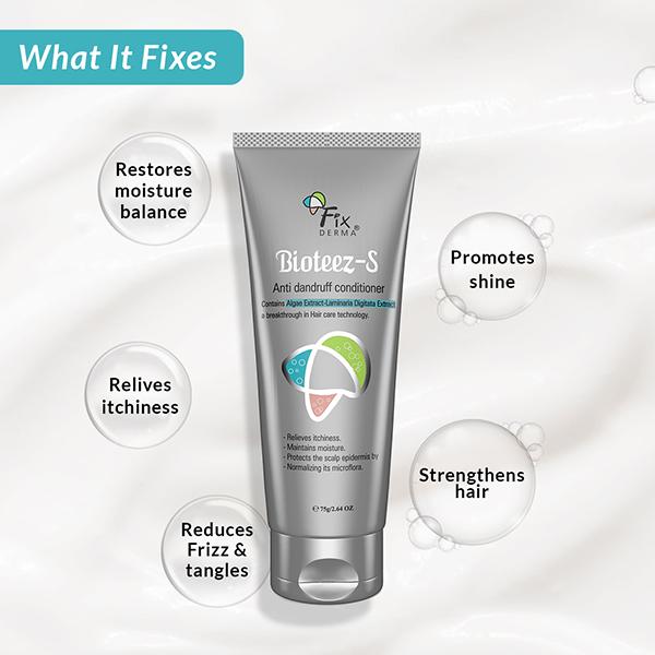 Fixderma Bioteez-S Anti Dandruff Conditioner 75gm - Dry Shampoos & Conditioners