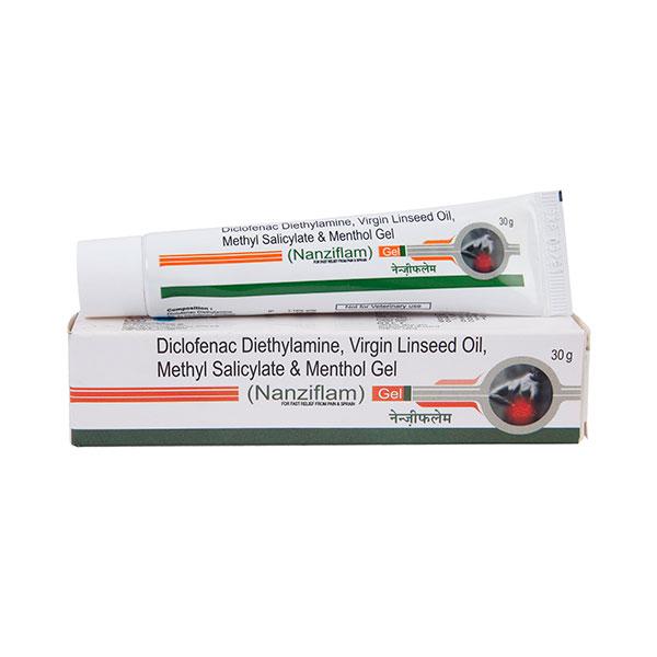 NANZIFLAM Gel 30gm - Pain relief-Nsa