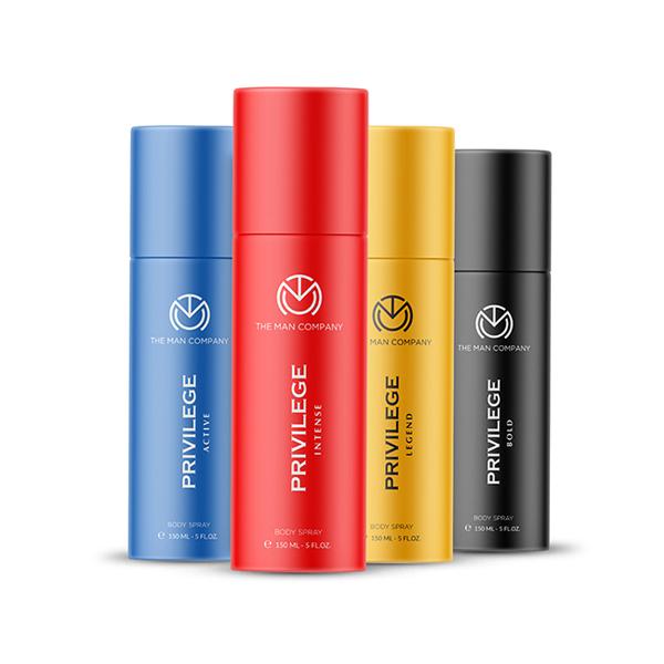 Netmeds | The Man Company Body Spray Multifaceted (TMC-WEB-2324) each 150ml 4's