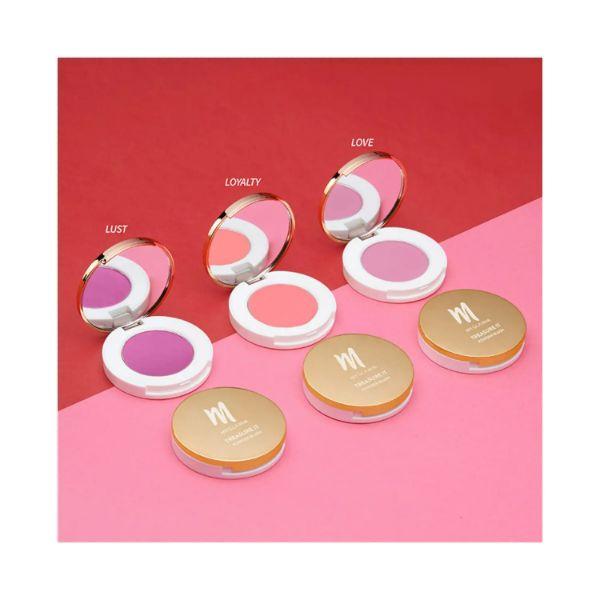 MyGlamm Treasure IT Powder Matte Blush-Love 4 gm - Blushes