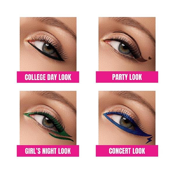Elle18 Eye Drama Berry Blue 0.35 gm - Kajal & Kohls