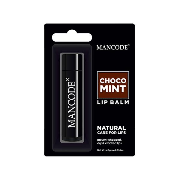Mancode Choco Mint Lip Balm For Men 4.5 ml - Lip Balms