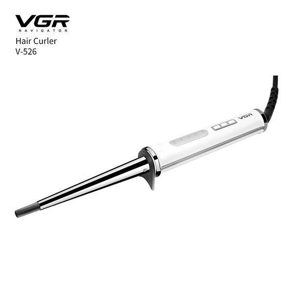 VGR V-526 Professional 10-19mm Barrel Hair Curler with Titanium Coated Curling Wand 1's - Rollers & Curlers