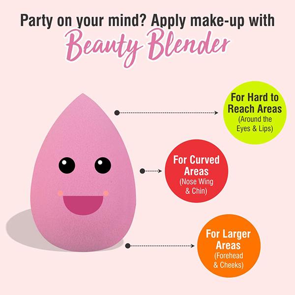 Bronson Professional Pink Tear drop beauty blender makeup sponge 1's - Sponges & Applicators