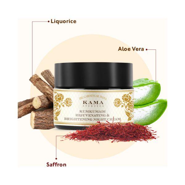 Kama Ayurveda Rejuventating And Brightening Night Cream 50 gm - Night Cream