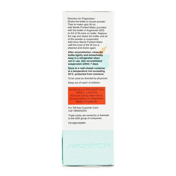 Augmentin Dds Syrup 30ml - Bacterial Infections-Pen