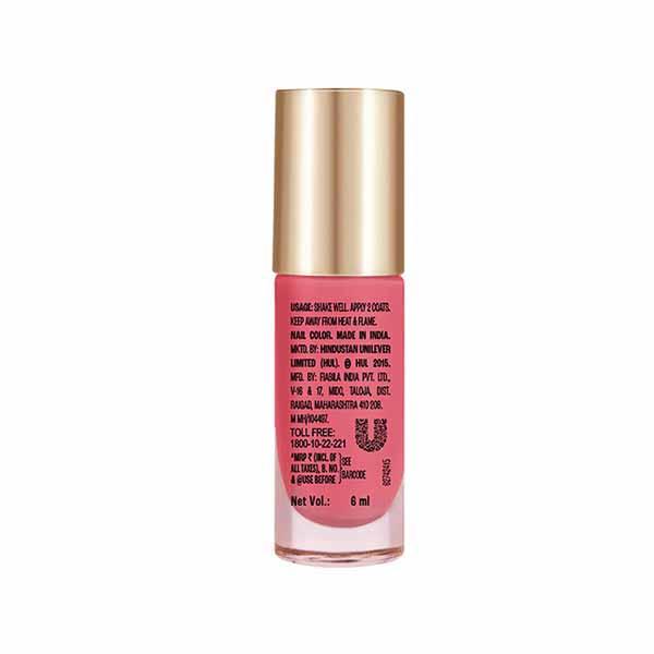 Lakme 9 to 5 Primer + Gloss Nail Colour Nude Warmth 6 ml - Nail Polish