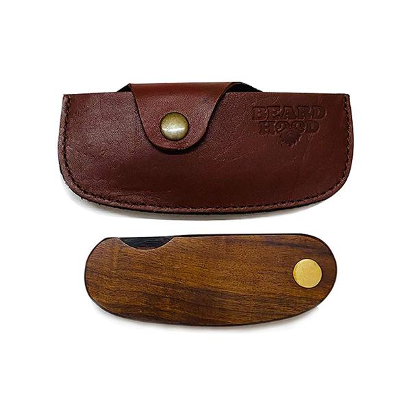 Beardhood Beard Comb (with Leather Case) - Beard Comb