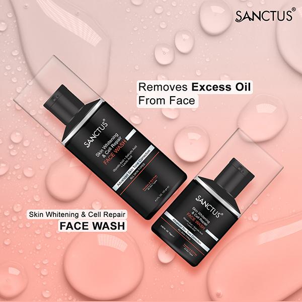 Sanctus Skin Whitening & Cell Repair Face Wash 75 gm - Face Washes