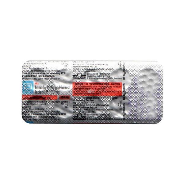 Contramal SR 100mg Tablet 10'S