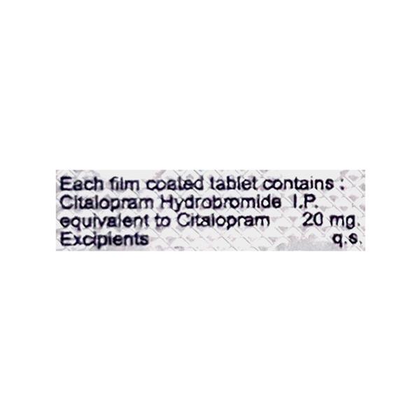 Citalop 20mg Tablet 10'S - Depression-Ant